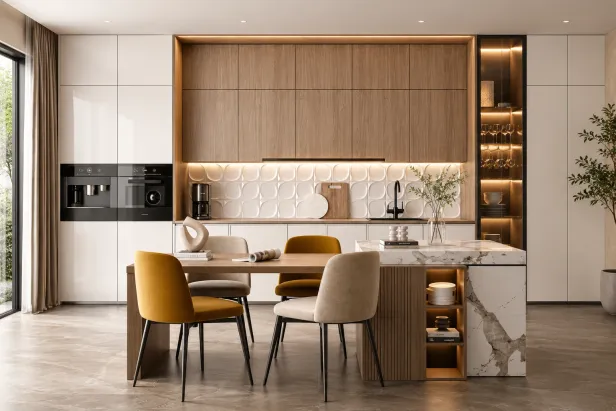Une configuration pratique pour cuisiner en toute simplicité