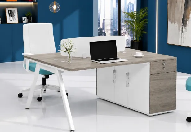 Bureau Open Space Direction avec Caisson Intégré